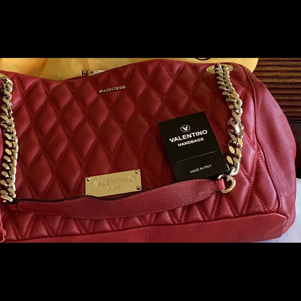 Valentino By Mario Valentino Red Shoulder Bag